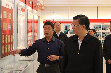 福建省委常委、省紀委書(shū)記倪岳峰調研虹潤公司